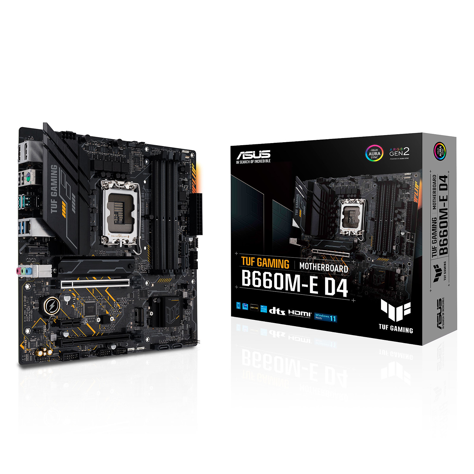 Placă de bază ASUS TUF Gaming B660M-E D4 - xstore.md photo