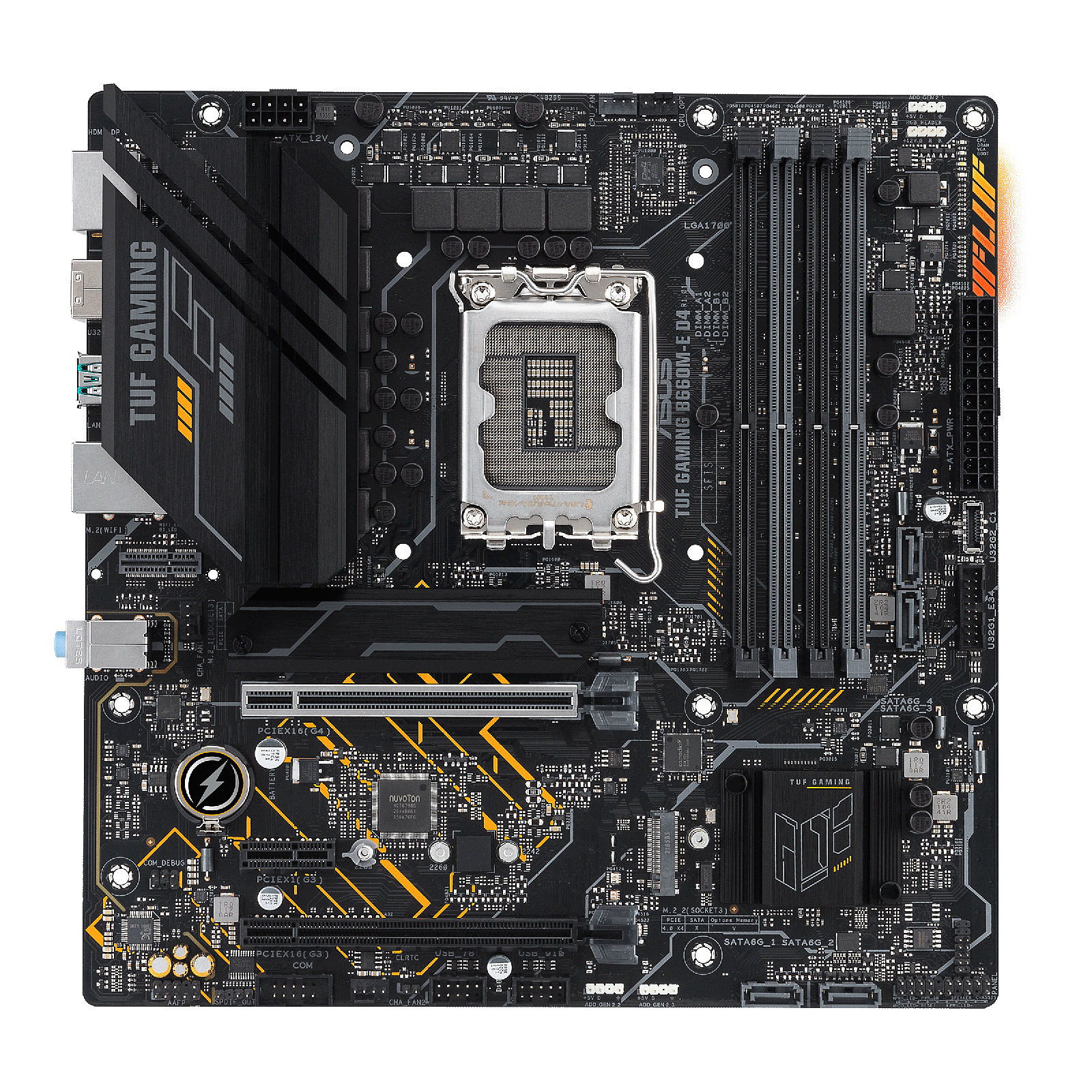 Placă de bază ASUS TUF Gaming B660M-E D4 - xstore.md photo 2