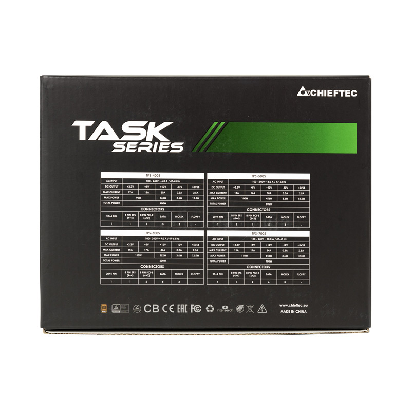 Sursa de alimentare PC Chieftec Task TPS-500S 500W | Xstore.md photo 4