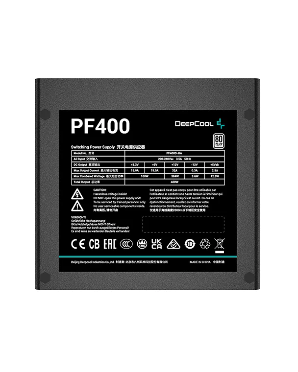 Блок питания Deepcool PF400 400W | Xstore.md photo 0