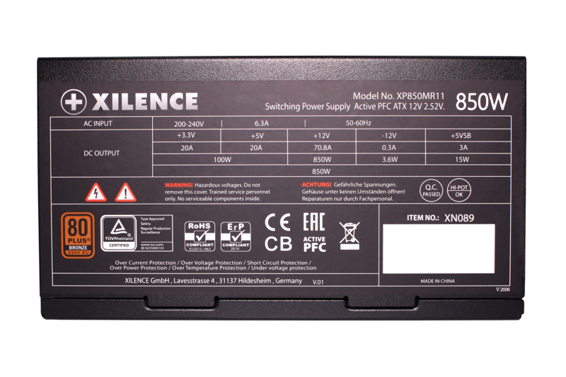 Sursa de alimentare PC Xilence Performance XN089 850W | Xstore.md photo 3