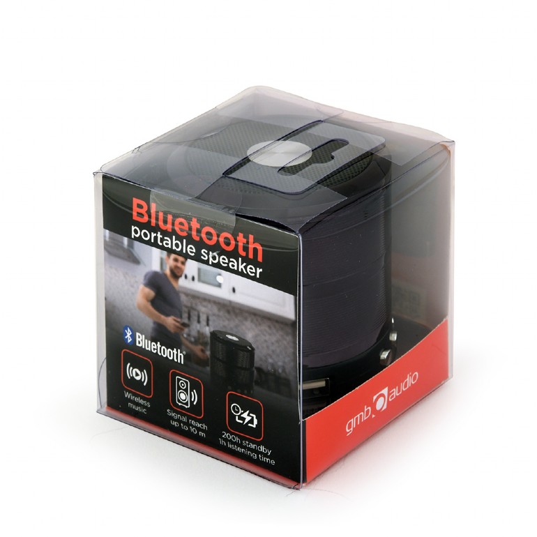 Портативная колонка Gembird SPK-BT-08-BK– купить в Молдове | Xstore.md photo 0