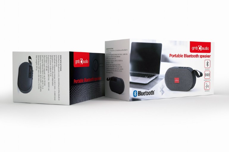 Портативная колонка Gembird SPK-BT-11-GR – купить в Молдове | Xstore.md photo 3