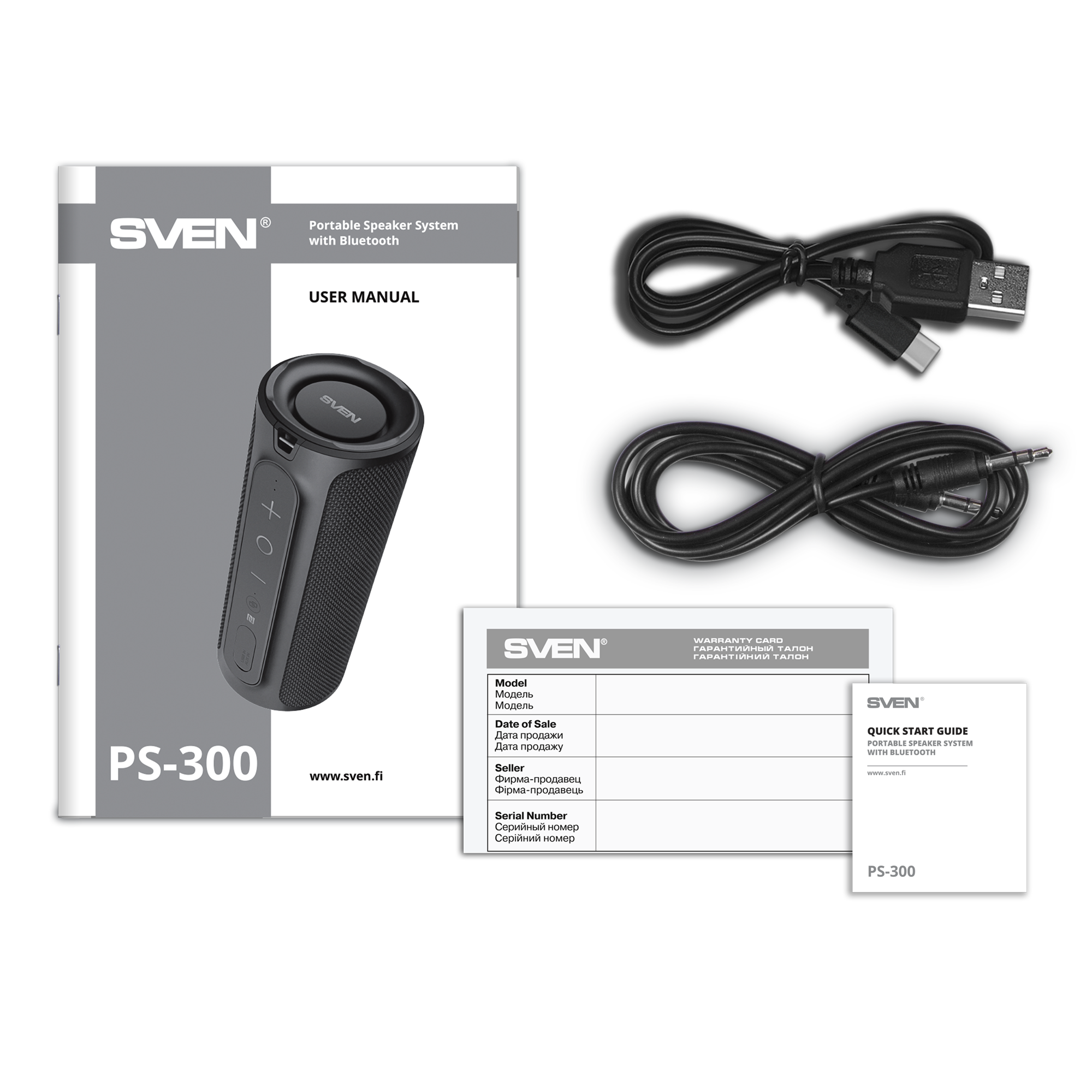 Портативная колонка SVEN PS-300 – купить в Молдове | Xstore.md photo 6