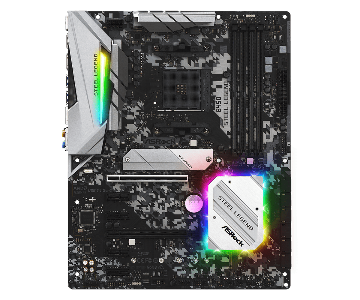 Placă de bază ASRock B450 Steel Legend - xstore.md photo 0