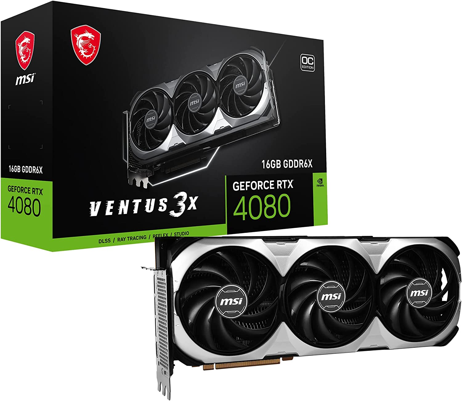 Placă video MSI GeForce RTX 4080 VENTUS 3X OC - xstore.md photo