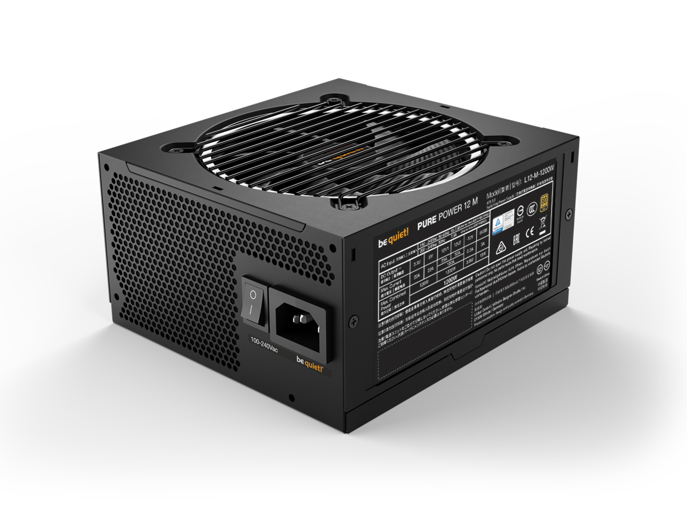 Блок питания be quiet! Pure Power 12 1200W | Xstore.md photo