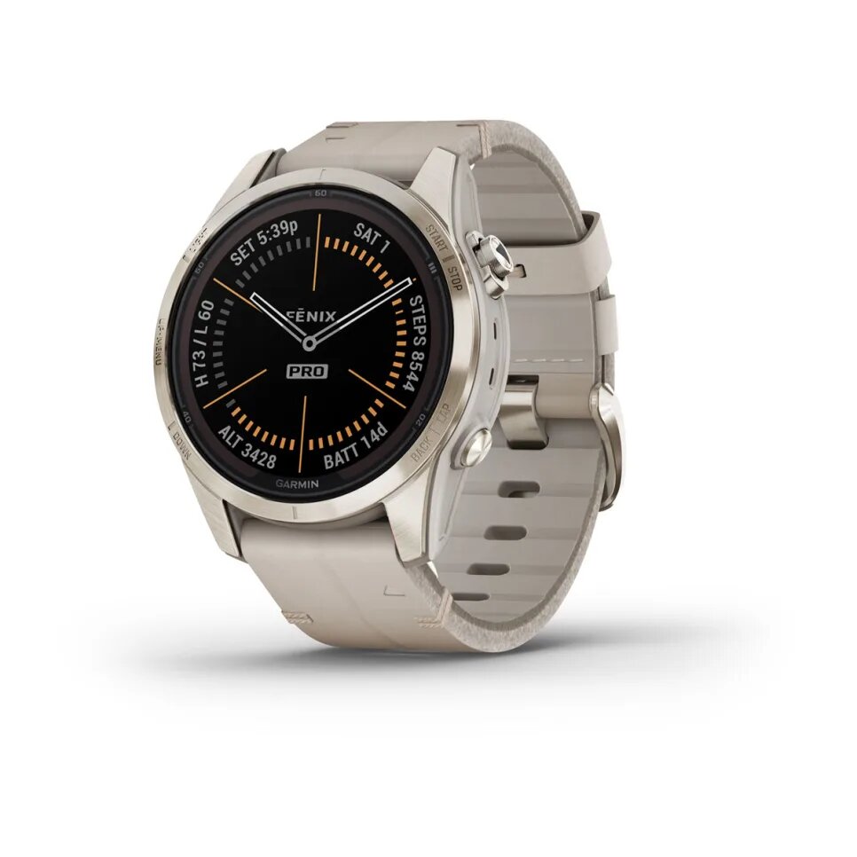 Ceas inteligent Garmin Fenix 7S Pro – Sapphire Solar Edition - xstore.md photo