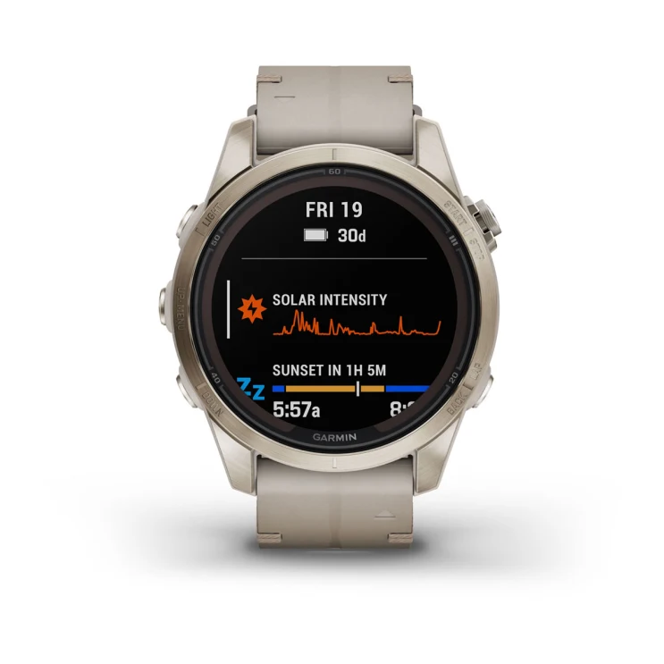 Ceas inteligent Garmin Fenix 7S Pro – Sapphire Solar Edition - xstore.md photo 0