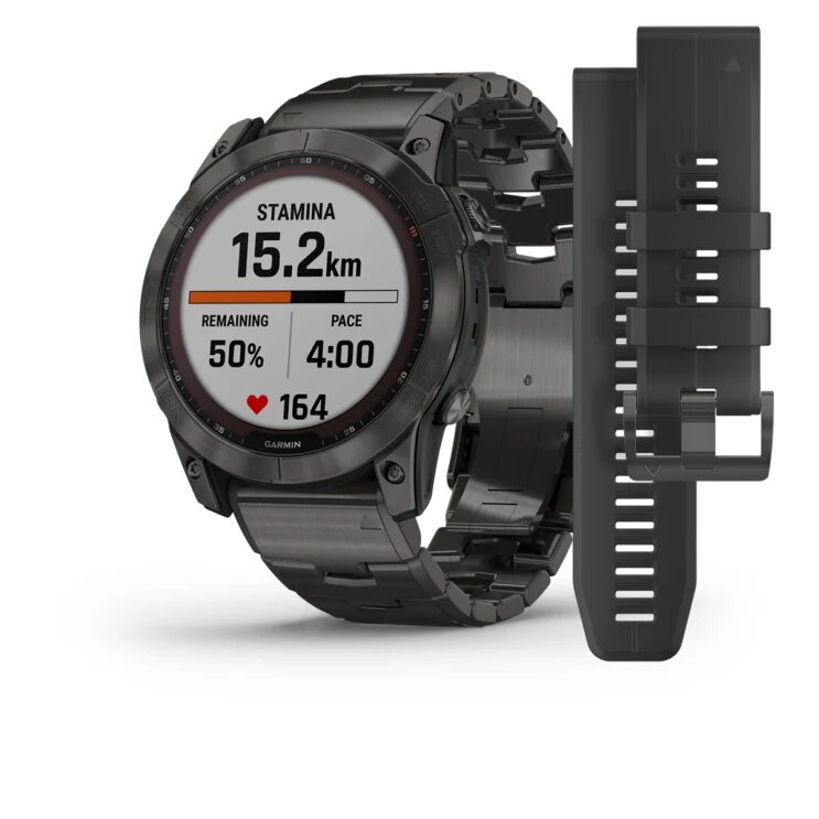 Ceas inteligent Garmin Fenix 7X – Sapphire Solar Edition | Xstore.md photo