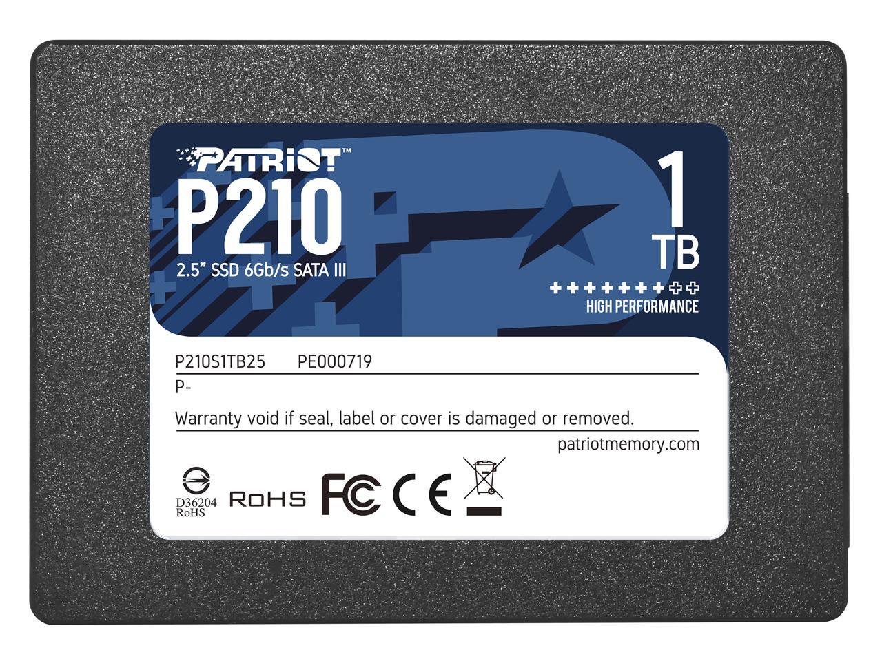 Unitate SSD Patriot P210 P210S1TB25 în Moldova | Xstore.md photo