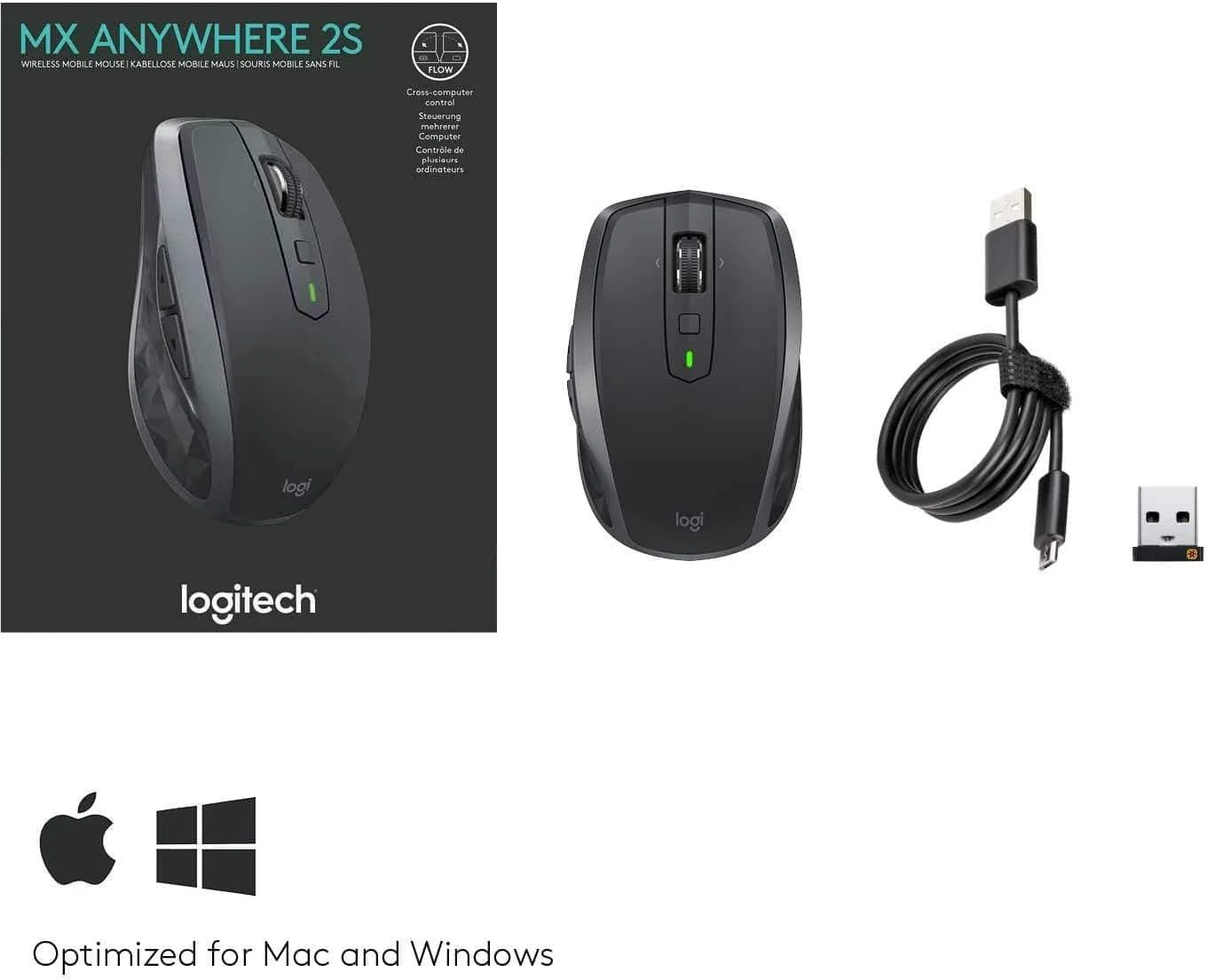 Беспроводная мышь Logitech MX Anywhere 2S 910-005153 | Xstore.md - Купить в Кишиневе, Молдове photo 5