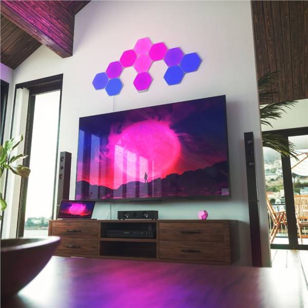 Nanoleaf Shapes Hexagons Starter Kit Mini – купить в Молдове | Xstore.md photo 5