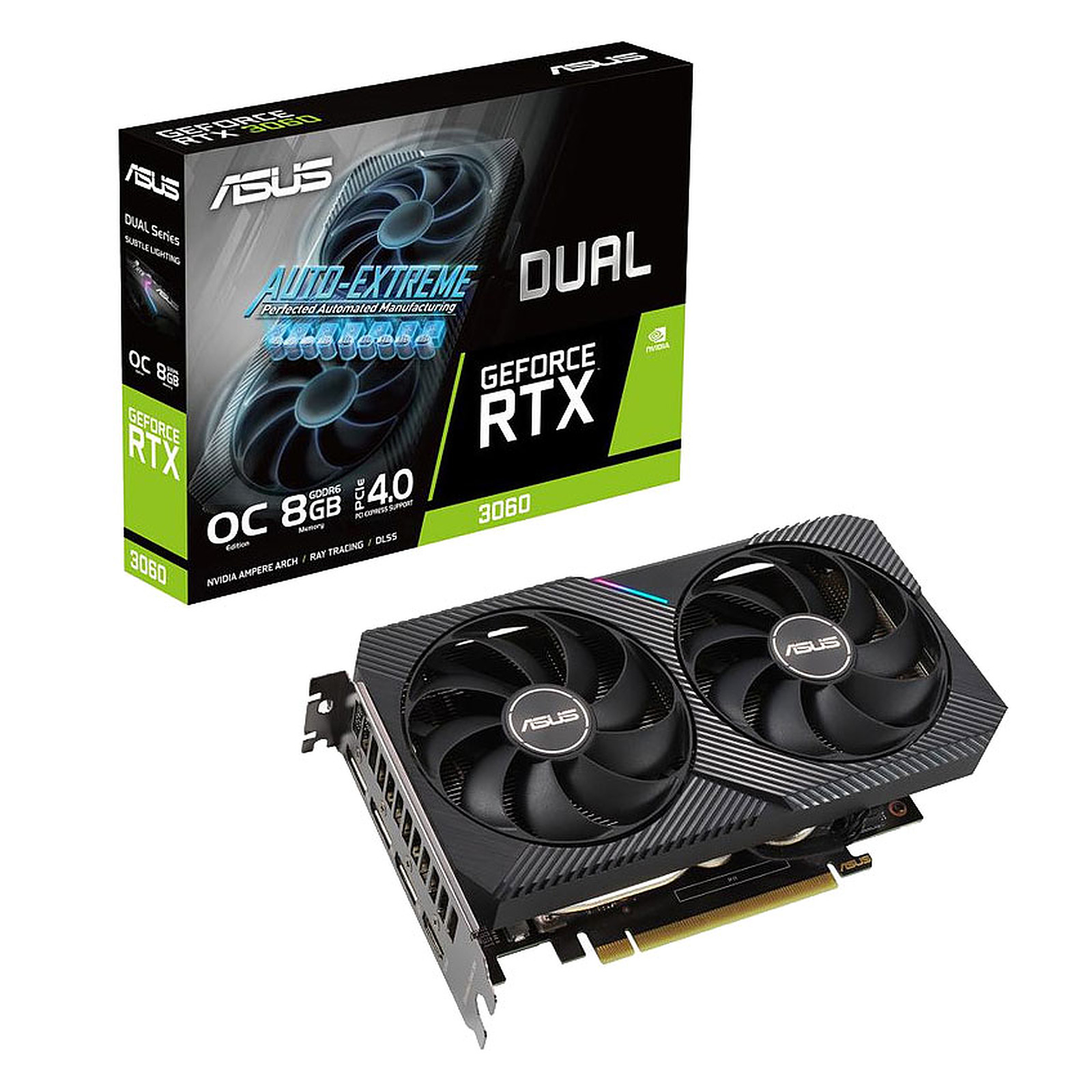Placă video ASUS Dual GeForce RTX 3060 OC Edition - xstore.md photo
