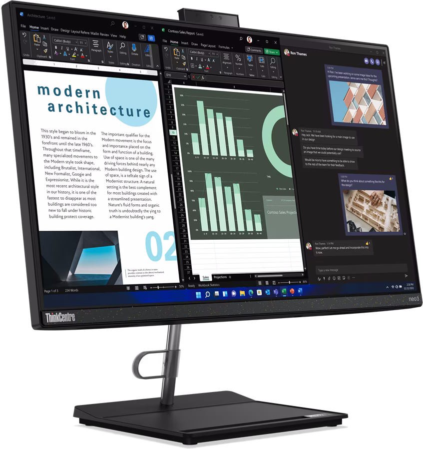 All-in-One PC Lenovo ThinkCentre neo 30a 27❞ | Xstore.md photo 0