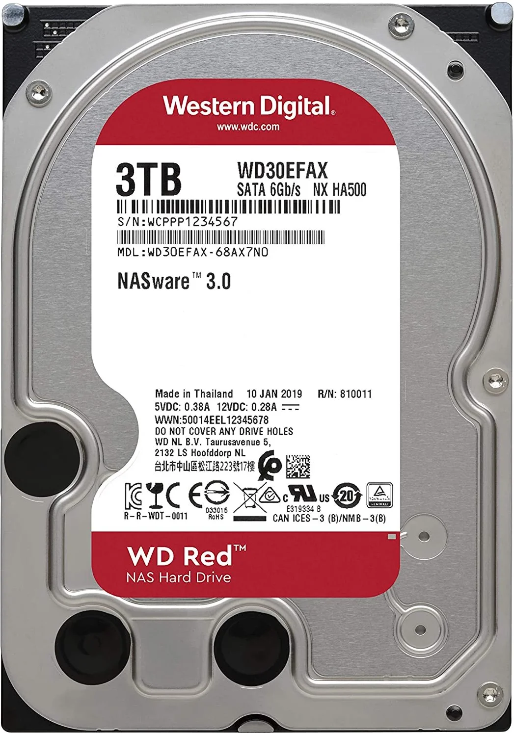 HDD WD Caviar Red WD30EFZX – купить в Молдове | Xstore.md photo 0