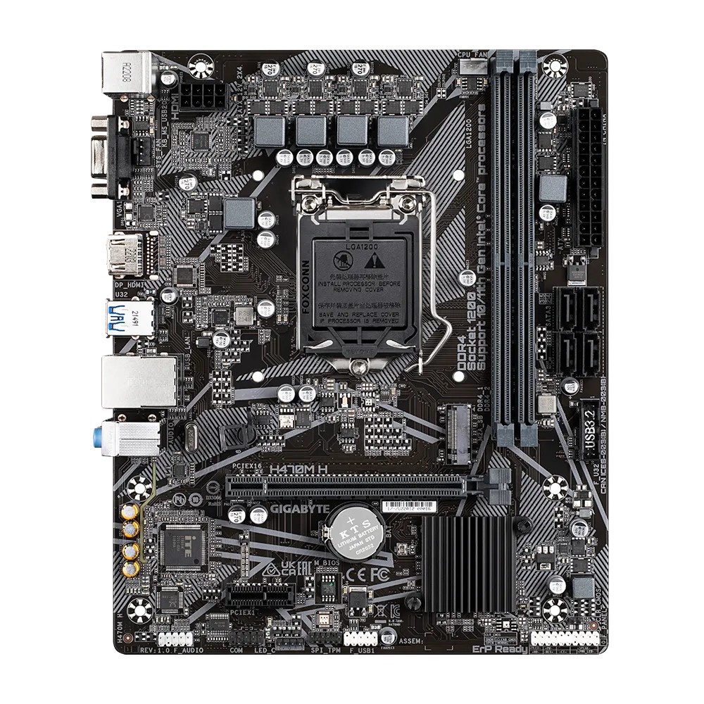 Placă de bază GIGABYTE H470M H - xstore.md photo 0