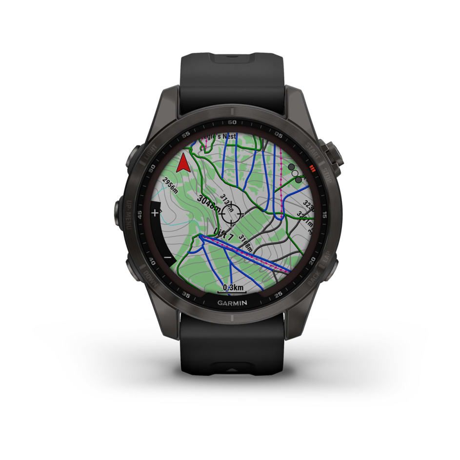 Смарт часы Garmin Fenix 7S – Sapphire Solar Edition | Xstore.md photo 0