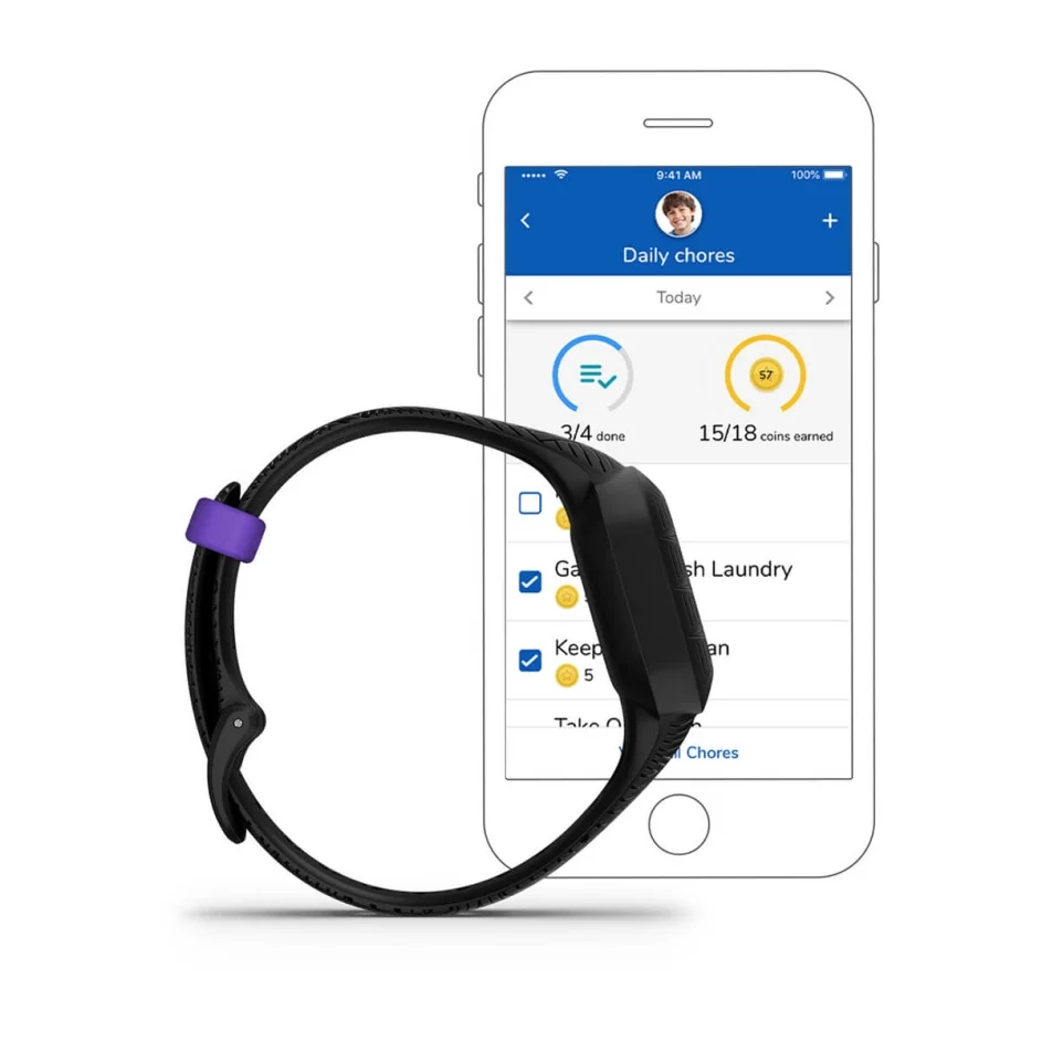 Фитнес трекер Garmin Vivofit jr. 3 Marvel Black Panther | Xstore.md photo 4