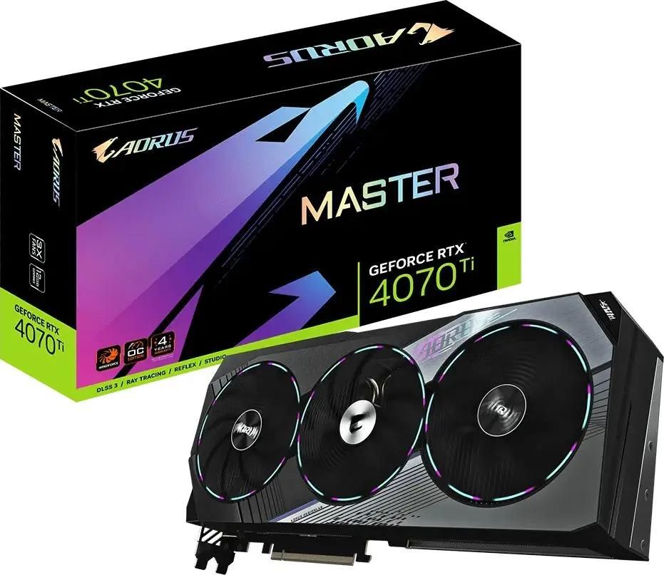Видеокарта Gigabyte GeForce RTX 4070 Ti AORUS MASTER | Xstore.md photo