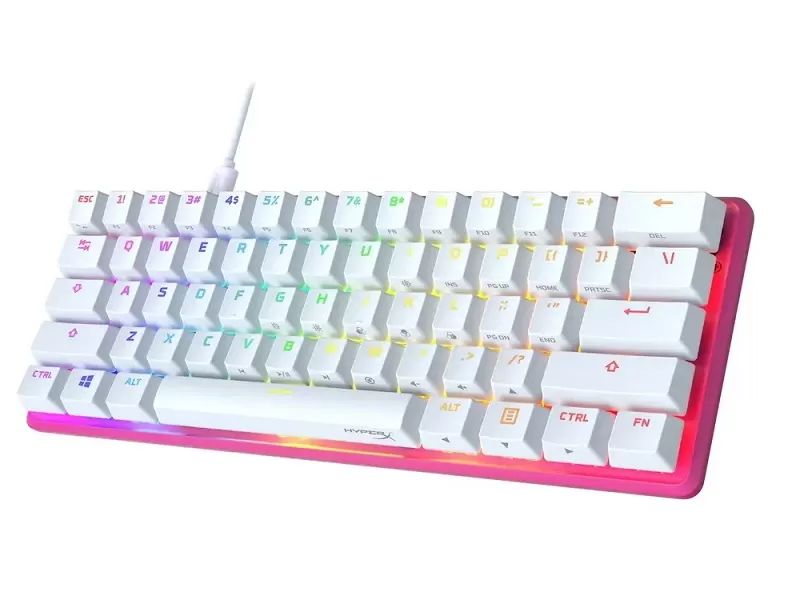 Tastatură HyperX Alloy Origins 65, White-Pink 4P5D6AN#UUW | Xstore.md - Cumpăra în Moldova, Chișinău photo 0