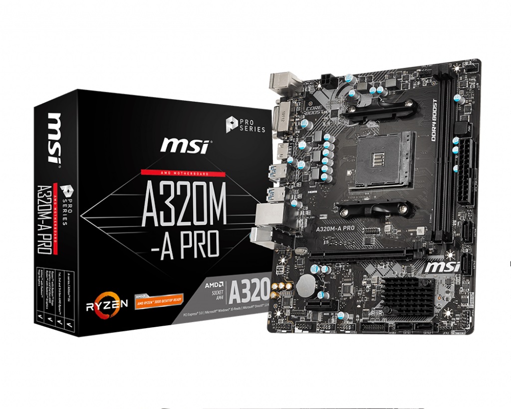 Placă de bază MSI A320M-A PRO - xstore.md photo