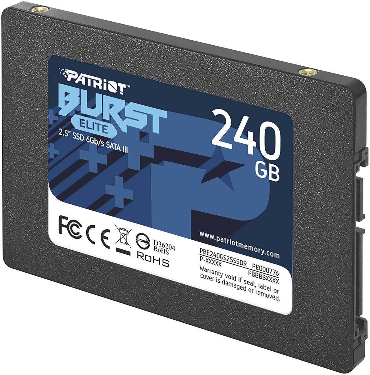 Unitate SSD Patriot Burst Elite PBE240GS25SSDR în Moldova | Xstore.md photo 1