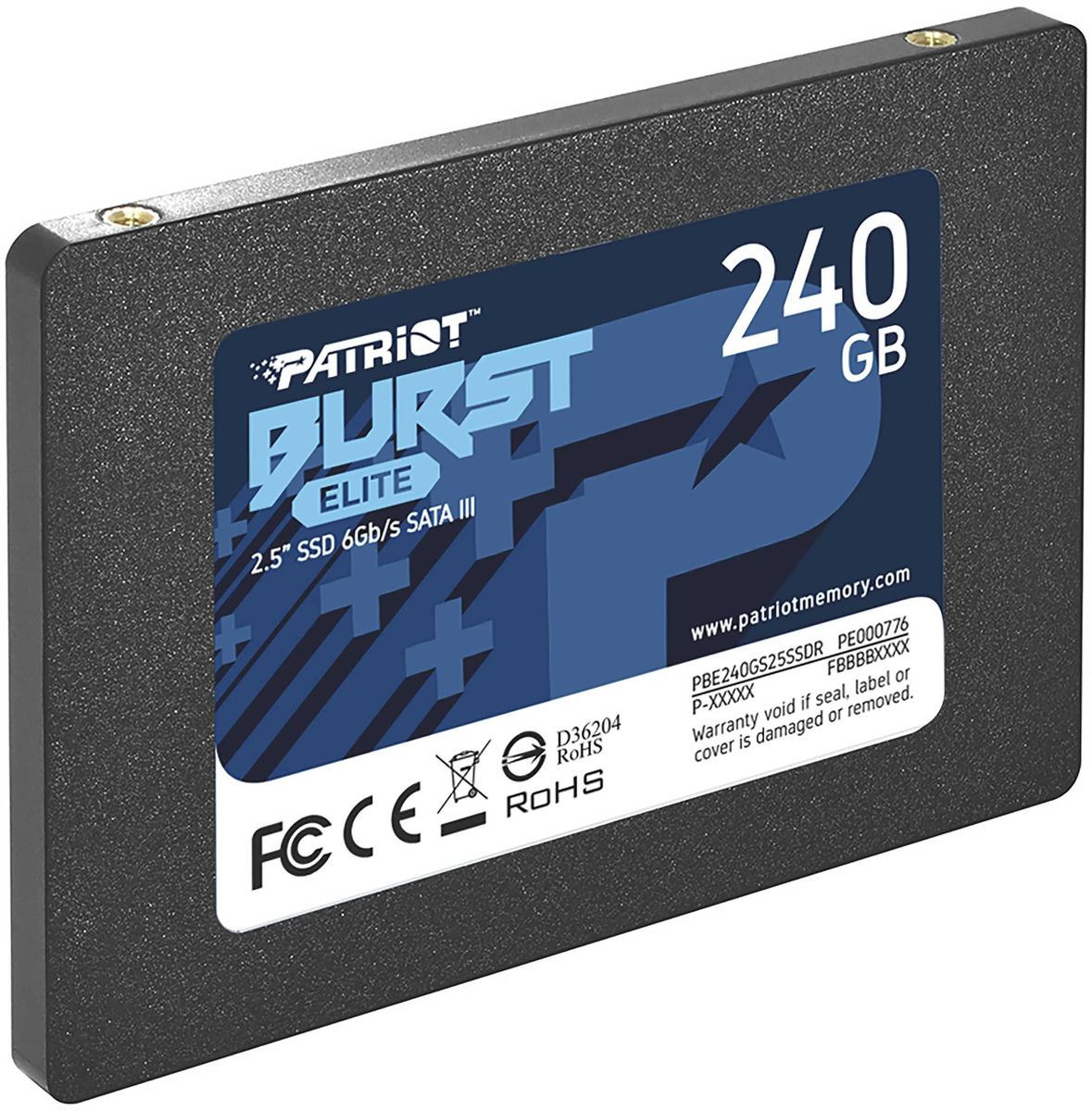 Unitate SSD Patriot Burst Elite PBE240GS25SSDR în Moldova | Xstore.md photo 0