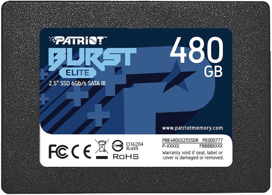 Unitate SSD Patriot Burst Elite PBE480GS25SSDR în Moldova | Xstore.md photo