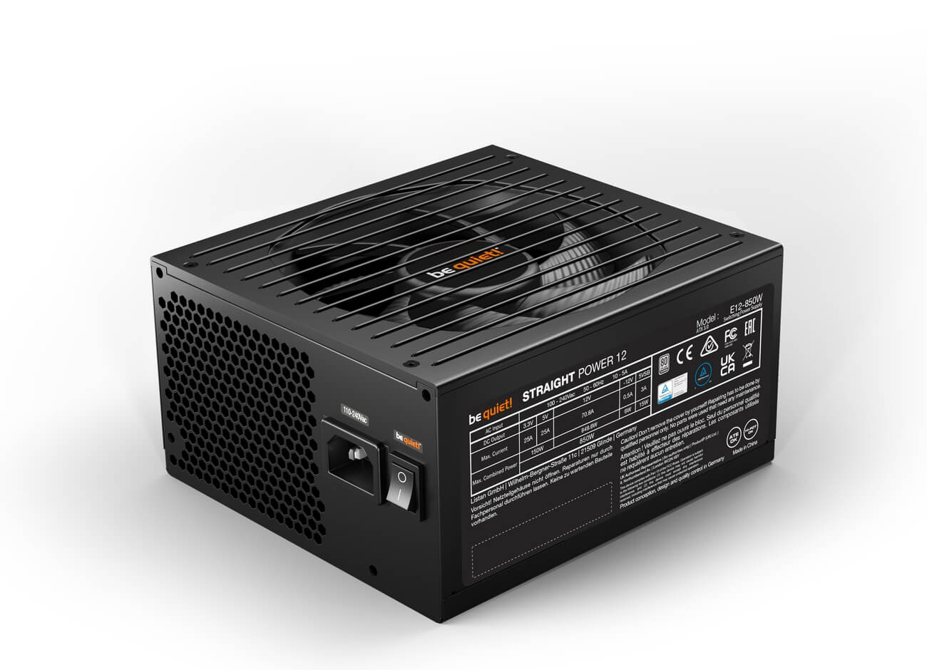 Блок питания be quiet! Straight Power 12 850W | Xstore.md photo 1