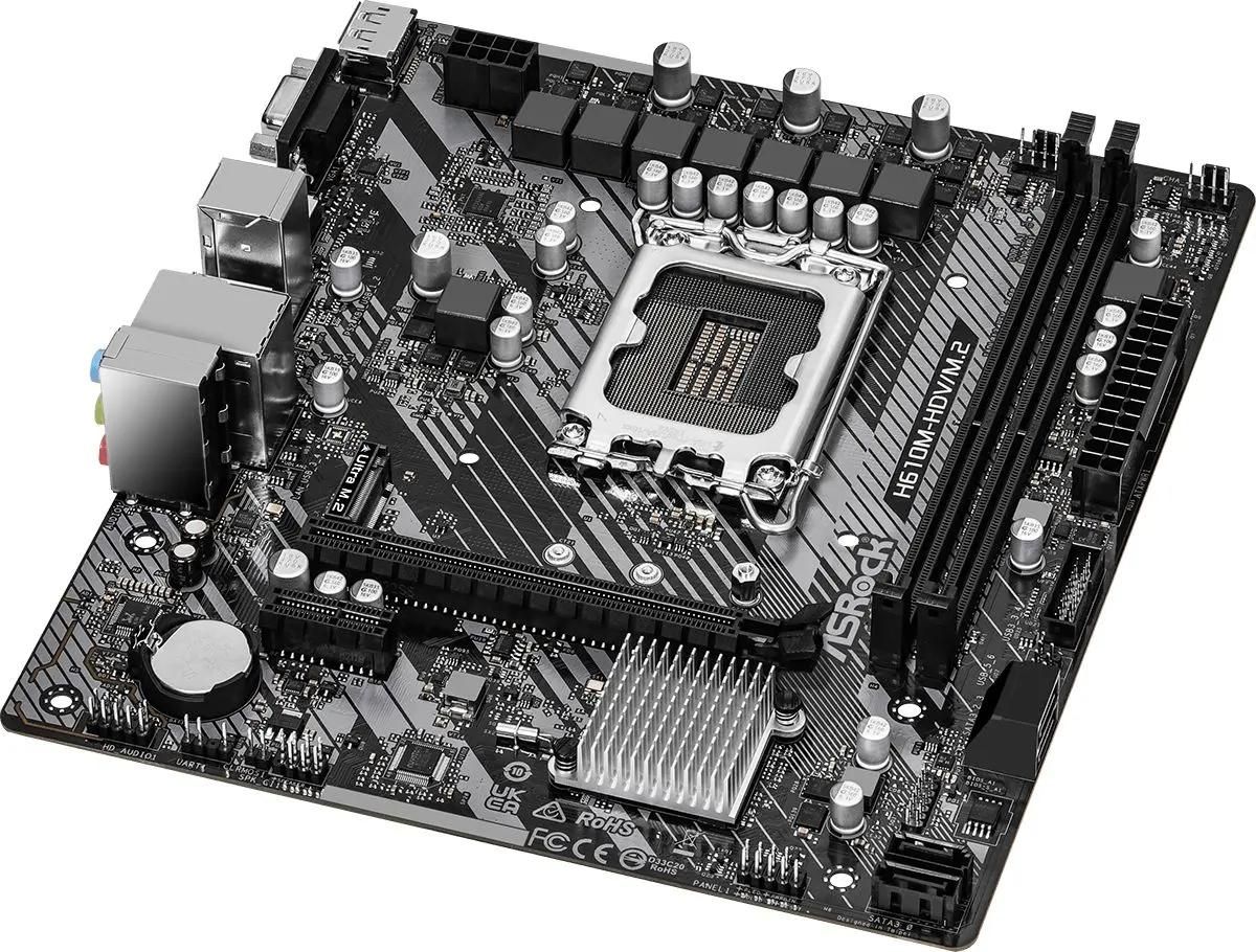 Placă de bază ASRock H610M-HDV/M.2 R2.0 în Moldova - xstore.md photo 0