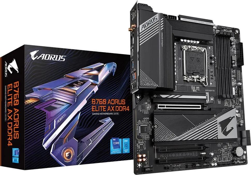 Placă de bază GIGABYTE B760 AORUS ELITE AX DDR4 în Moldova - xstore.md photo