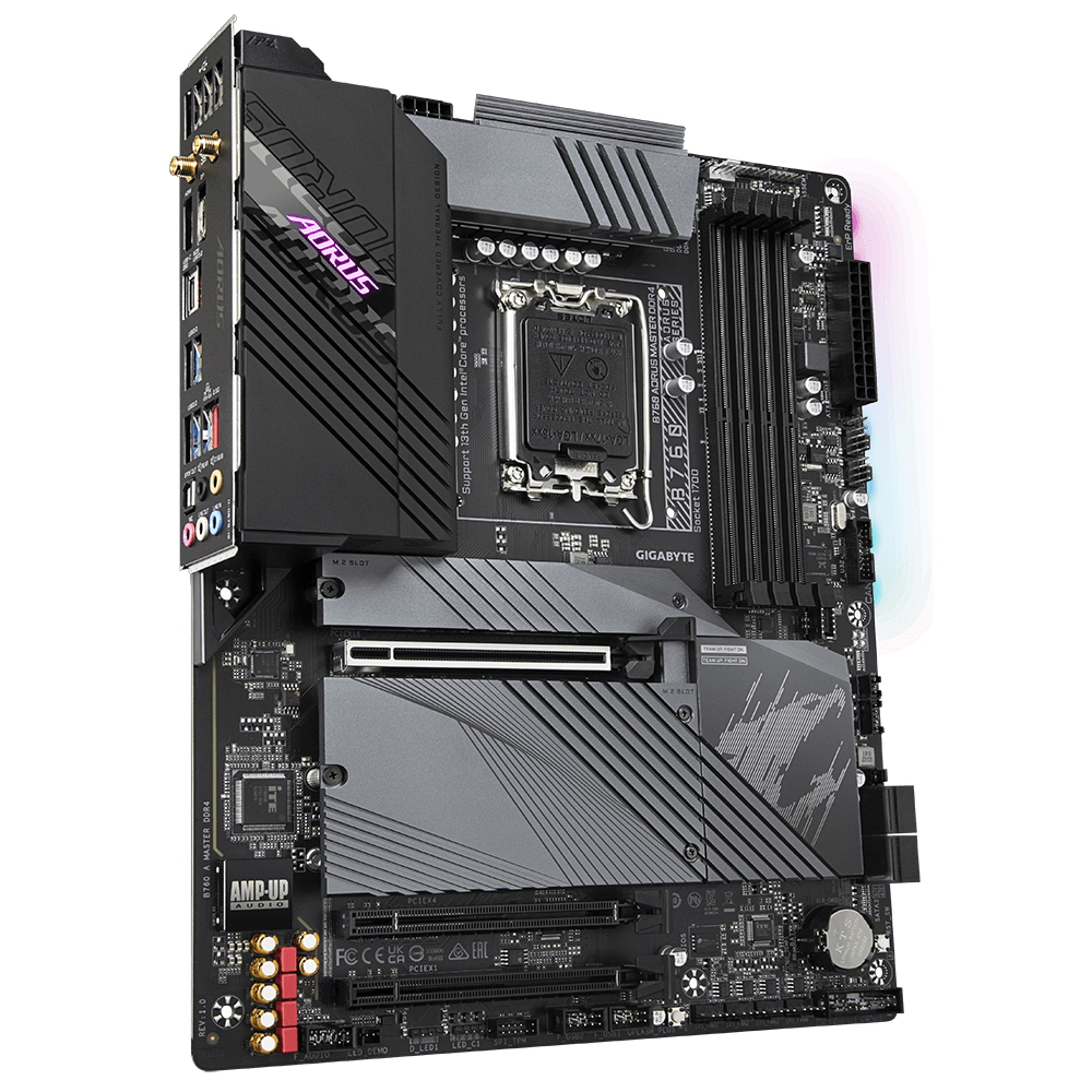 Placă de bază GIGABYTE B760 AORUS MASTER DDR4 în Moldova - xstore.md photo 0