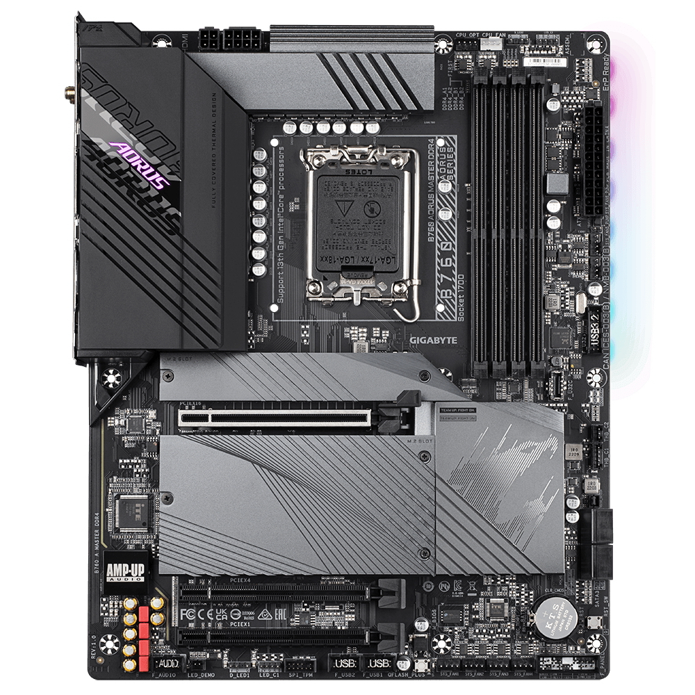 Placă de bază GIGABYTE B760 AORUS MASTER DDR4 în Moldova - xstore.md photo 1