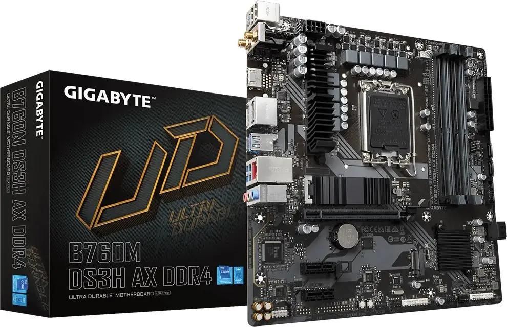 Материнская плата GIGABYTE B760M DS3H AX DDR4 в Молдове - xstore.md photo