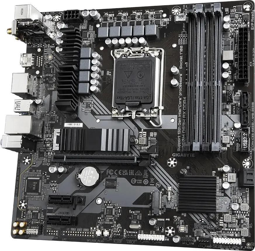 Материнская плата GIGABYTE B760M DS3H AX DDR4 в Молдове - xstore.md photo 1