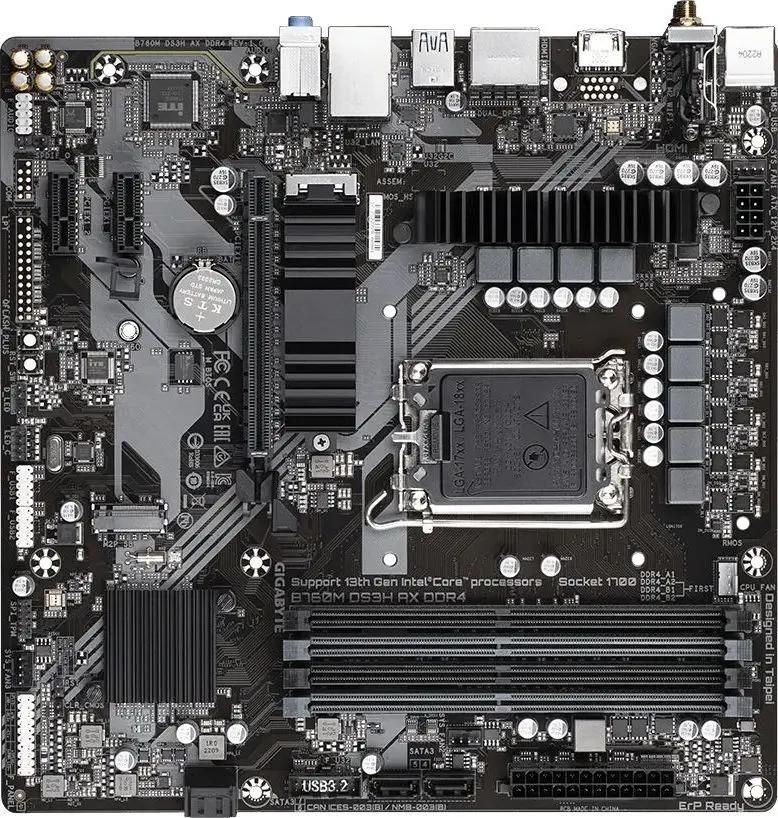 Материнская плата GIGABYTE B760M DS3H AX DDR4 в Молдове - xstore.md photo 4