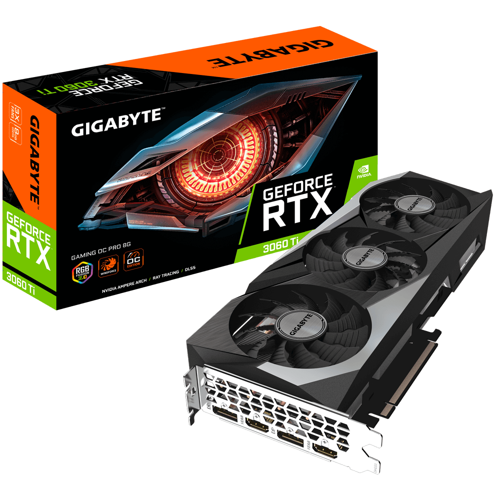 Видеокарта GIGABYTE GeForce RTX 3060 Ti GAMING OC PRO 8G - xstore.md photo