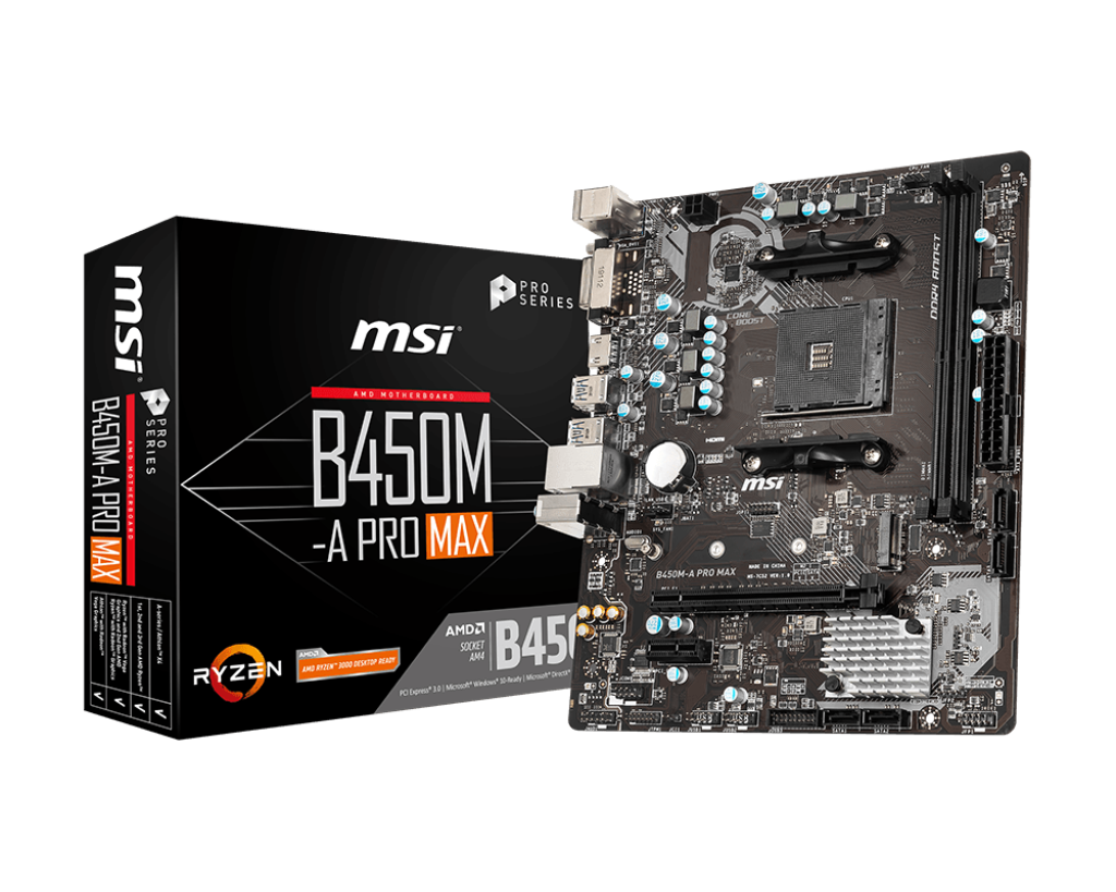 Placă de bază MSI B450M-A PRO MAX în Moldova - xstore.md photo