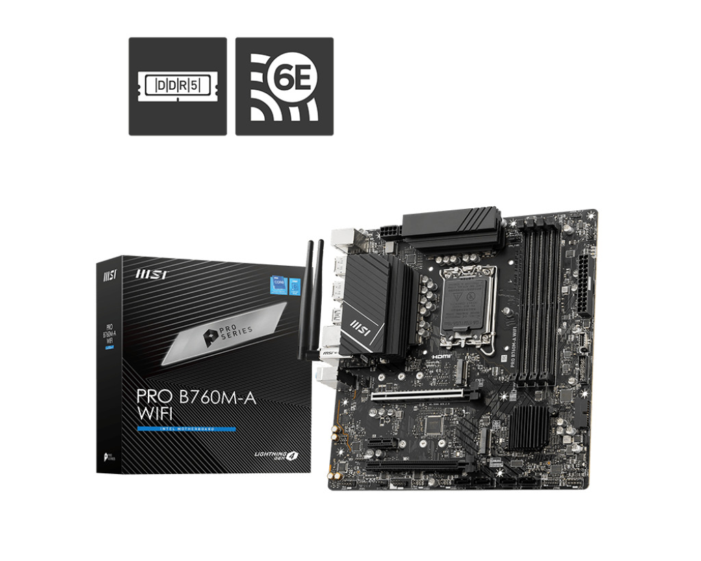 Placă de bază MSI PRO B760M-A WIFI în Moldova - xstore.md photo