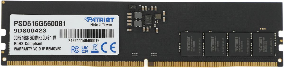 Memorie RAM Patriot Signature Line PSD516G560081 - xstore.md photo