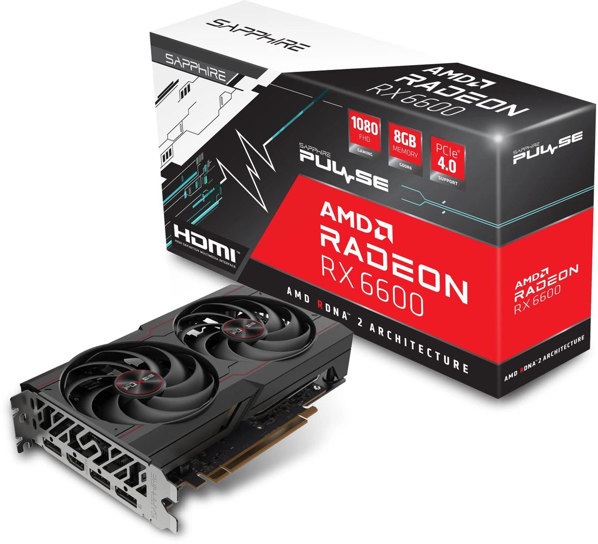 Placă video Sapphire PULSE Radeon RX 6600 - xstore.md photo