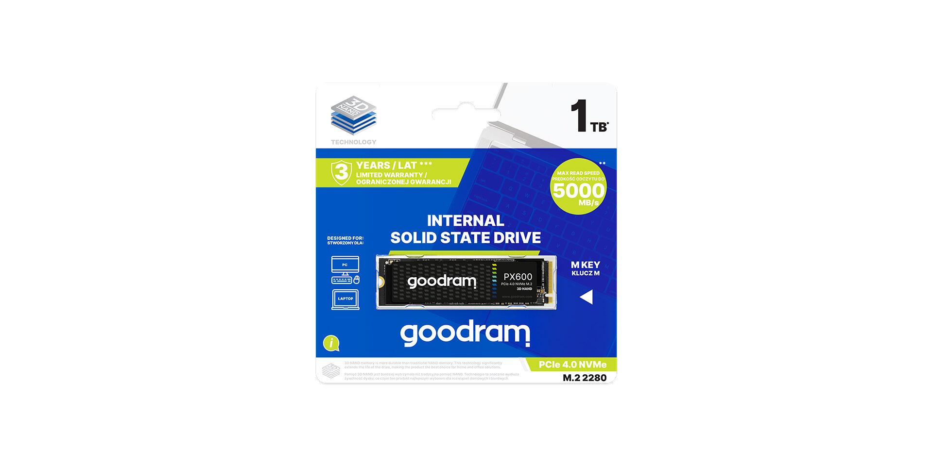 Unitate SSD GOODRAM PX600 Gen2 – cumpără în Moldova | Xstore.md photo 1