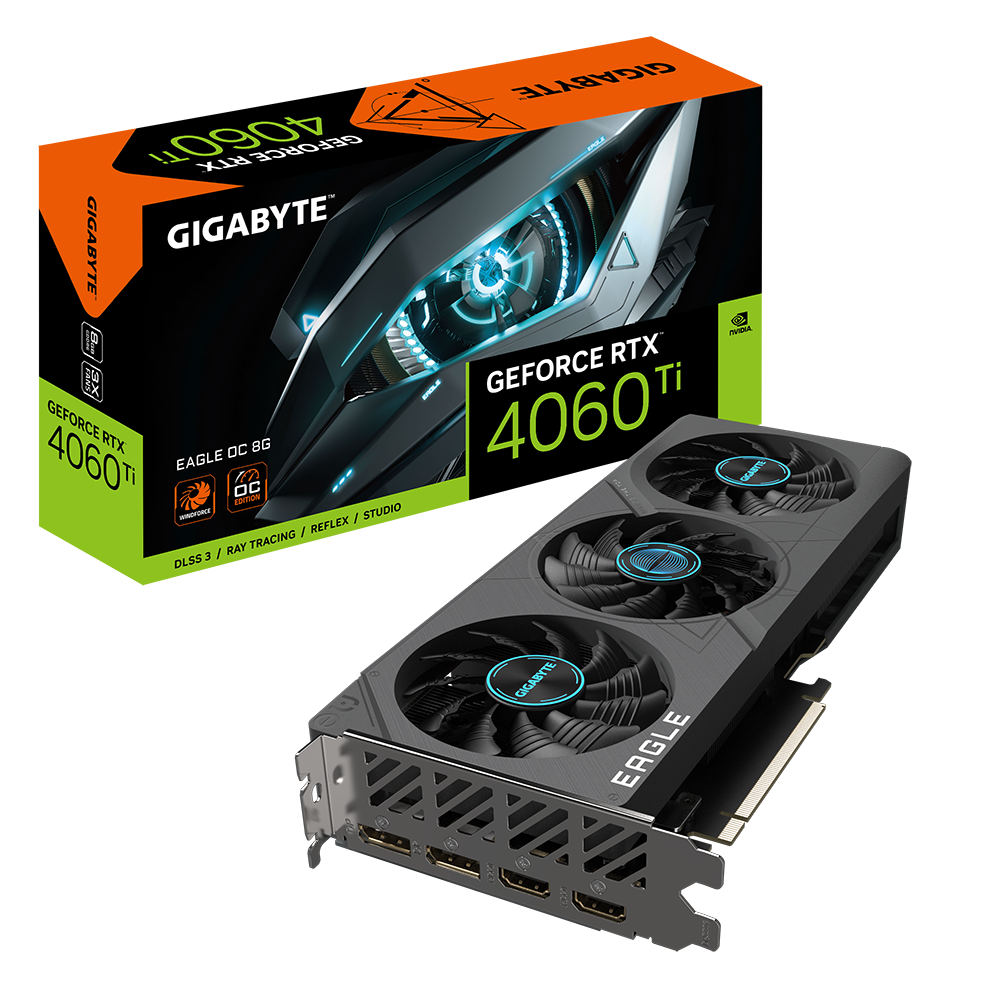 Видеокарта Gigabyte GeForce RTX 4060 Ti EAGLE OC 8G - xstore.md photo