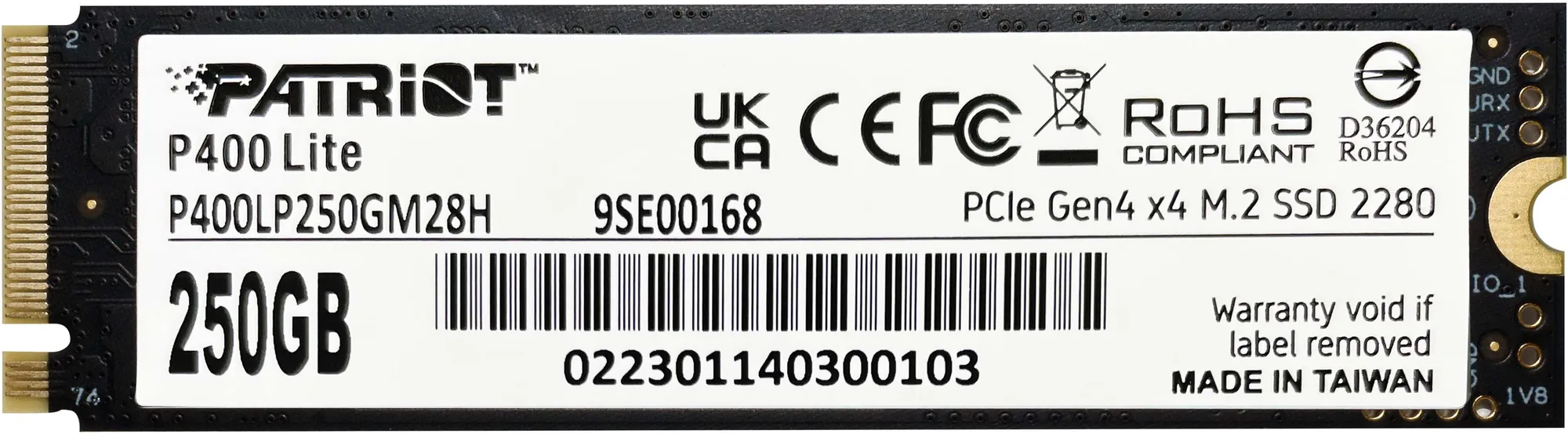 SSD Patriot P400 Lite P400LP250GM28H – купить в Молдове | Xstore.md photo 4