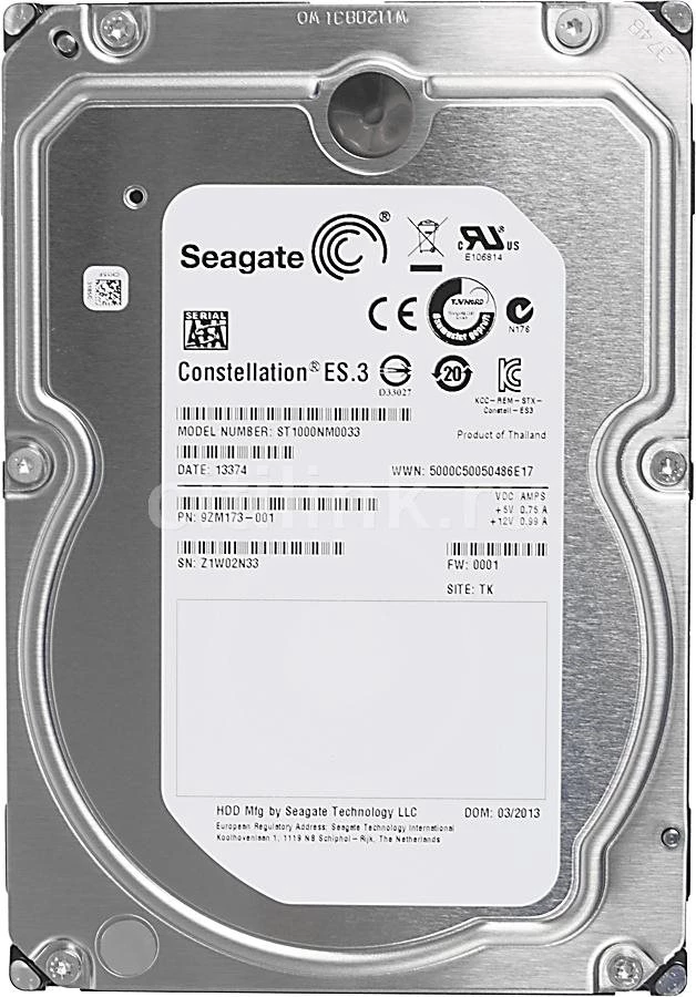 HDD Seagate Constellation ES.3 ST1000NM0033 – купить в Молдове | Xstore.md photo