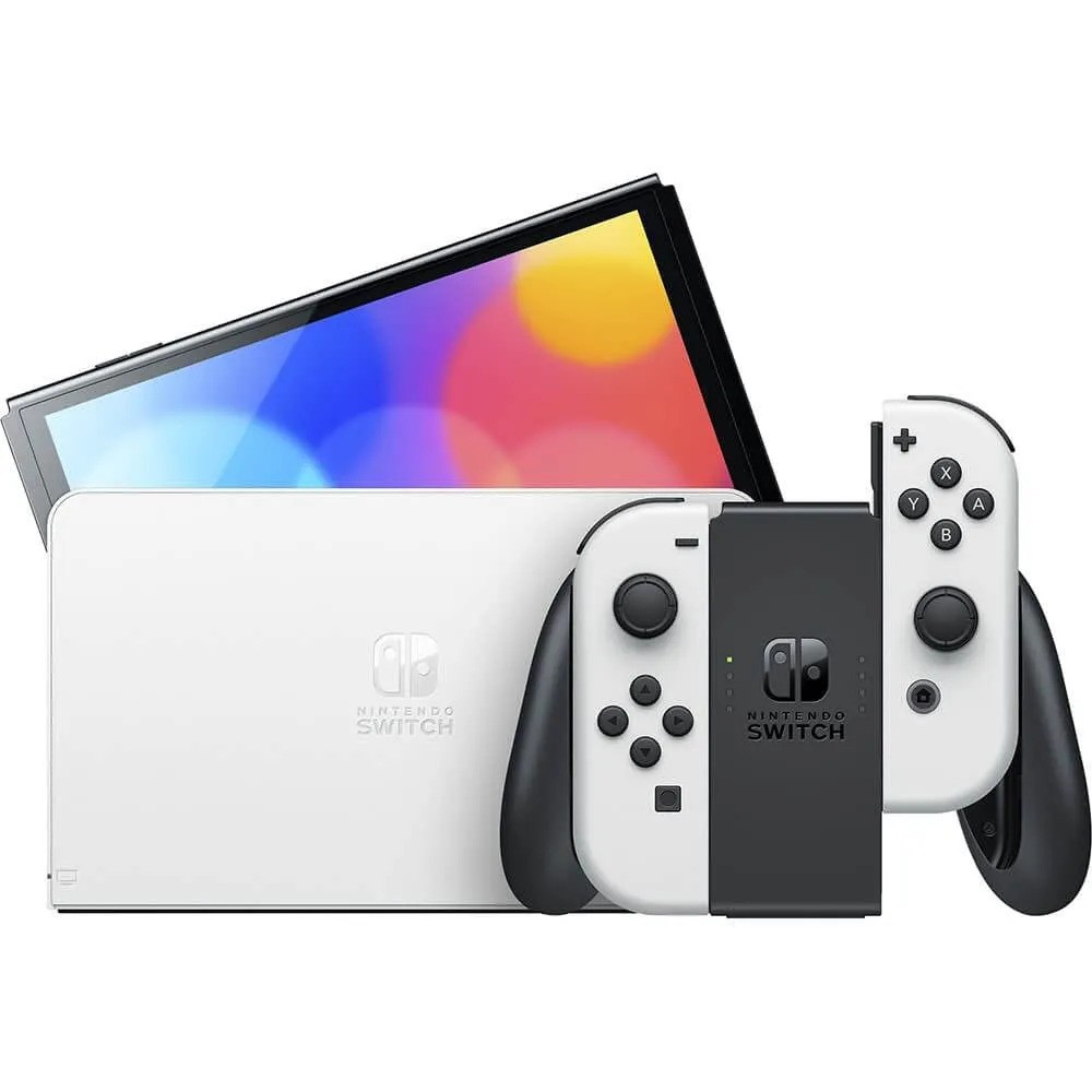 Consolă Nintendo Switch Oled 64GB White - xstore.md photo 0