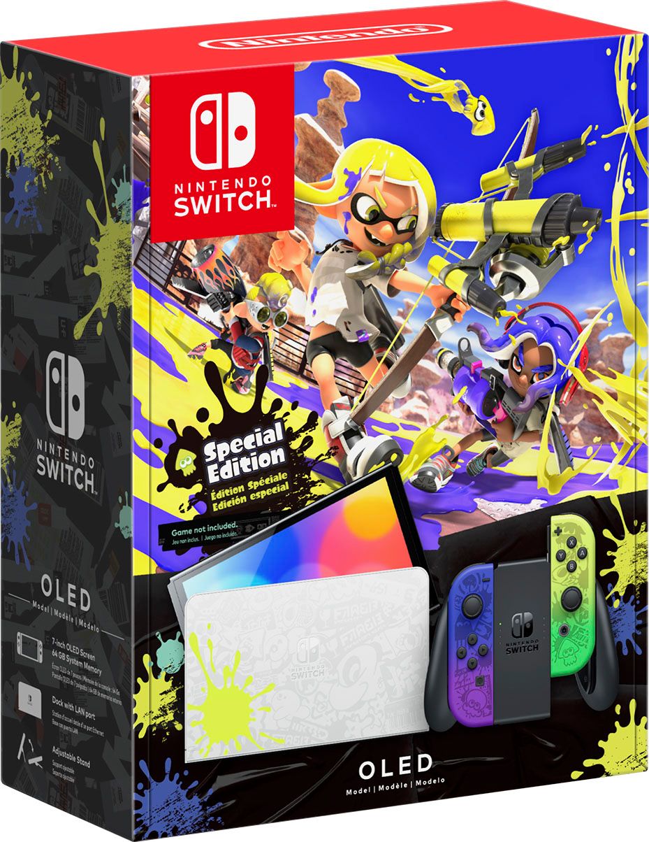 Consolă Nintendo Switch Oled Splatoon 3 Special Edition - xstore.md photo 1