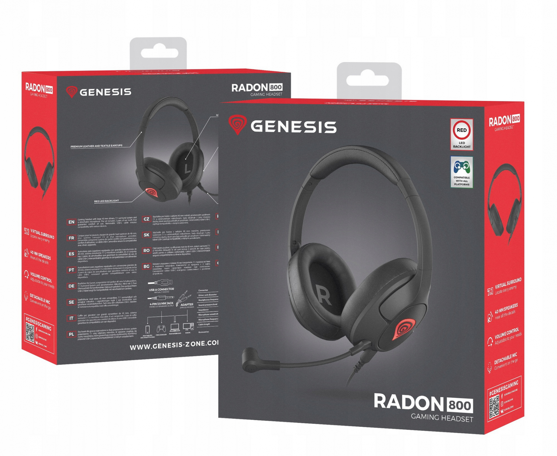 Наушники Genesis Radon 800 - в Молдове - xstore.md photo 1