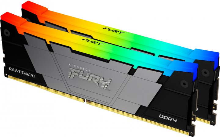 Оперативная память Kingston FURY Renegade RGB KF432C16RB12AK2/32 - xstore.md photo